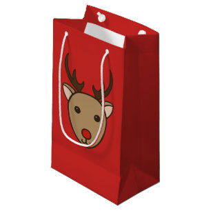 Sac cadeau Red Christmas Reindeer