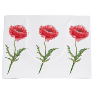 Sac cadeau Red Poppy