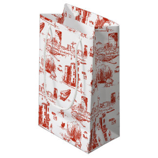 Sac cadeau Red Toile Boston