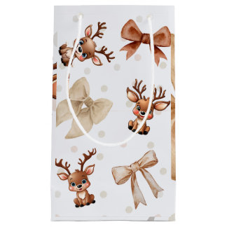 Sac cadeau Reindeer and Bows Coquette