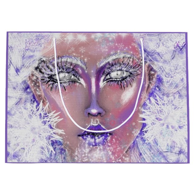 Sac Cadeau Reine de Glace - Beau (Devant)