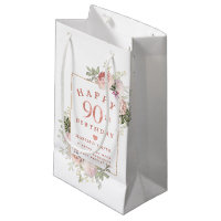 Rose rose florale or 90e anniversaire Petit Gi