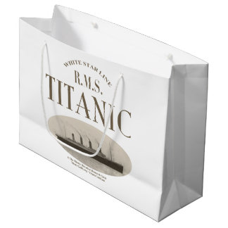 Sac Cadeau Sac-cadeau Titanic Séphia Grand sac-cadeau Blanc