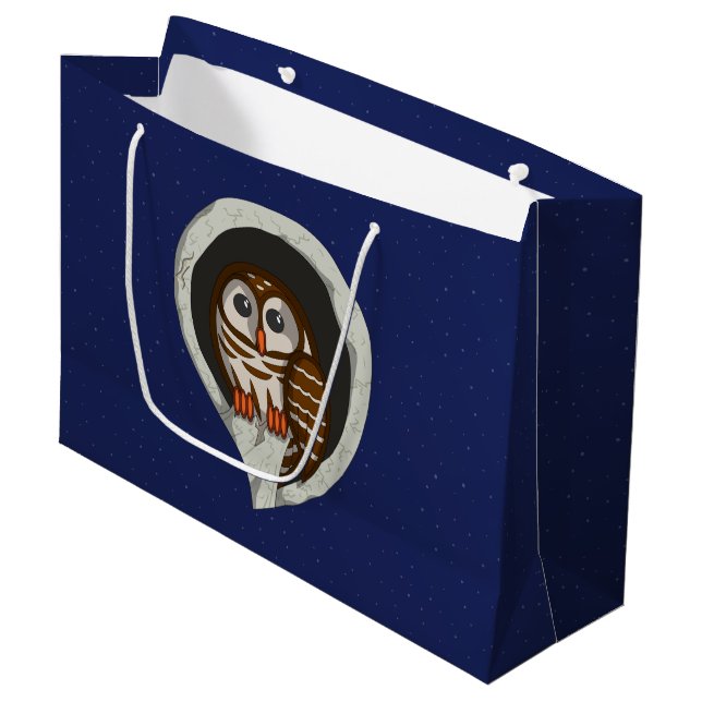 Sac cadeau Selene the Owl (Devant Angle)