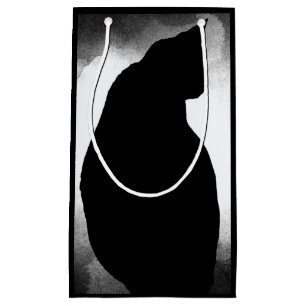 Sac cadeau Silhouette Chat Noir
