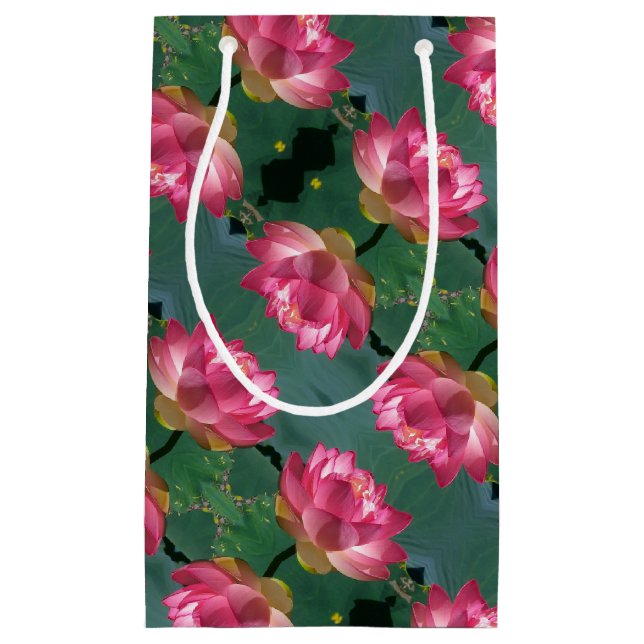 Sac Cadeau Sm Lotus Rose (Devant)