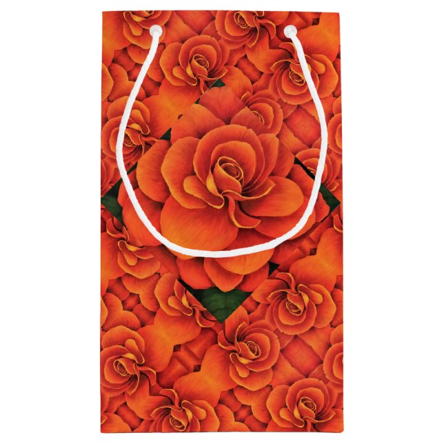 Sac Cadeau Sm Orange Begonia (Dos)