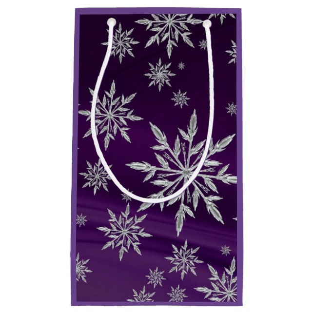 Sac cadeau Snowflakes (Devant)
