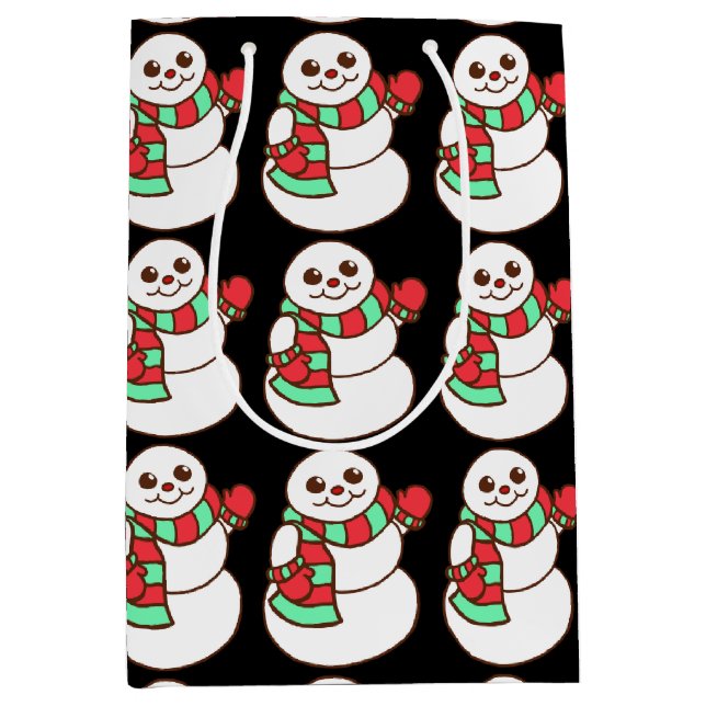Sac cadeau Snowmen (Devant)