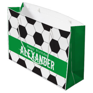 Sac Cadeau Soccer Ball Sports Joyeux Anniversaire Grand Cadea