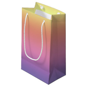 Sac cadeau - Stripes arc-en-ciel horizontales