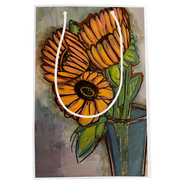 Sac cadeau Sunflower (Devant)