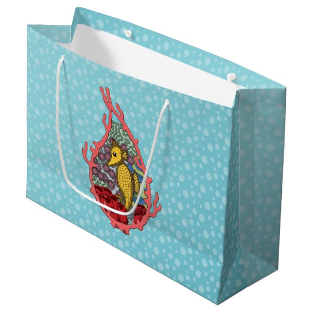 Sac cadeau Tanga the Seahorse (Devant Angle)