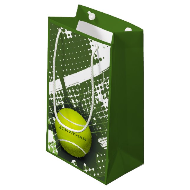 Sac cadeau Tennis Design (Devant Angle)