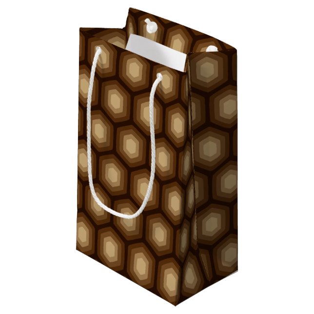 Sac cadeau texture animal de dessin (Devant Angle)