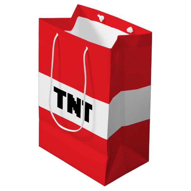 Sac cadeau TNT - Explosion de la partie de joueur (Devant Angle)