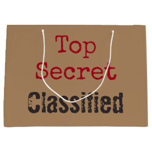 Sac cadeau Top Secret