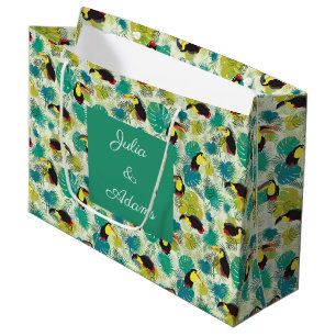 Sac Cadeau Toucans Blanc