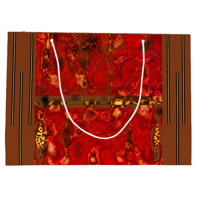 Sac cadeau "Tribal Glow" (Grand) (Dos)