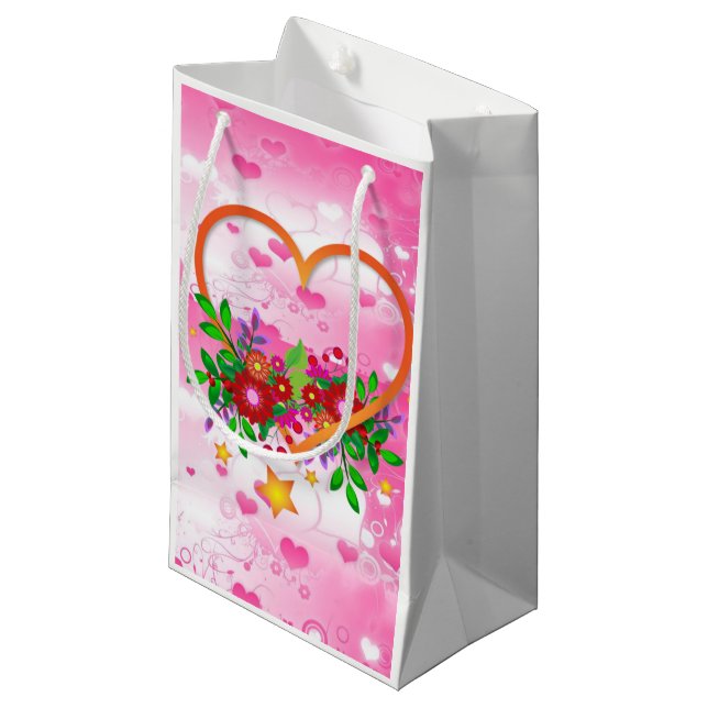 Sac cadeau Valentine's (Devant Angle)