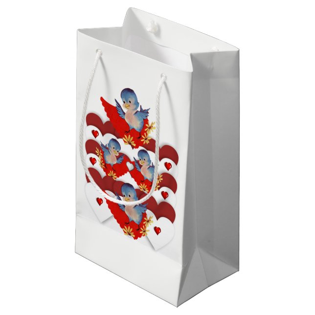 Sac cadeau Valentine's (Devant Angle)