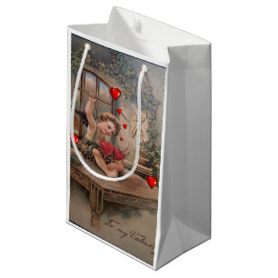 Sac cadeau Valentine's Vintage