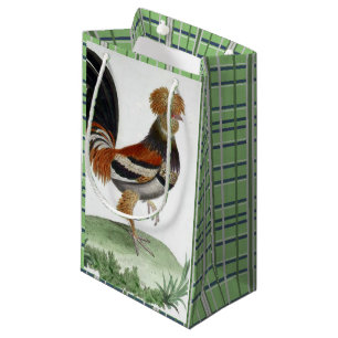 Sac cadeau Vert Oiseau Français