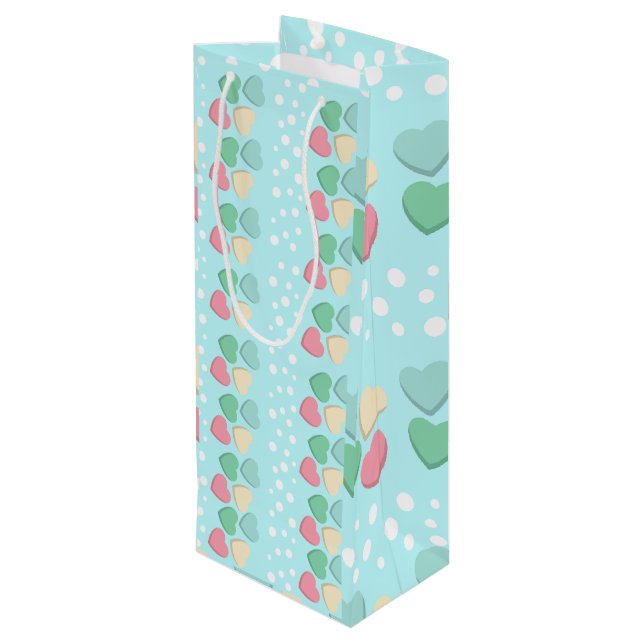 Sac cadeau vin vert à la menthe (Dos Angle)