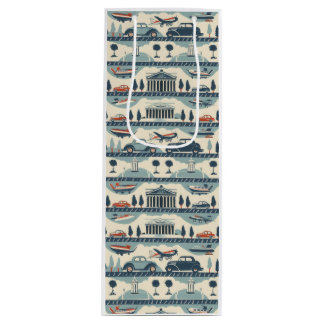 Sac cadeau Vintage voyage