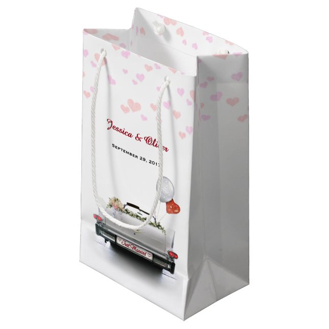 Sac cadeau voiture Oldtimer Marié (Devant Angle)