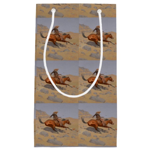 Sac cadeau Western Cowboys (Devant)