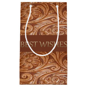 Sac cadeau Western Leather Print
