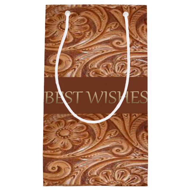 Sac cadeau Western Leather Print (Devant)