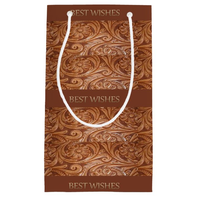 Sac cadeau Western Leather Print (Devant)