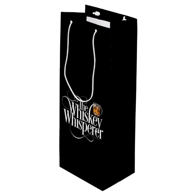 Sac cadeau Whiskey Whisperer (Devant Angle)