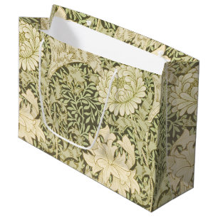Sac Cadeau William Morris Vert Et Jaune