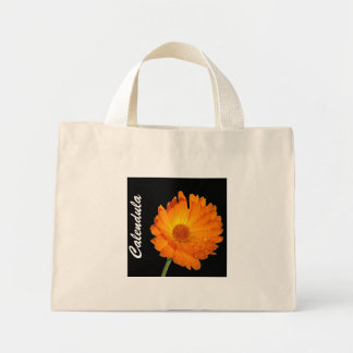 Sac - Calendula orange avec gouttes d'eau