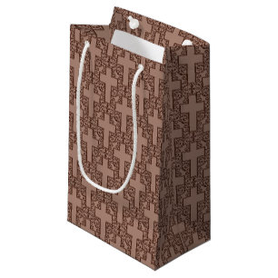 Sac carré transversal à 20 Brown-GIFT