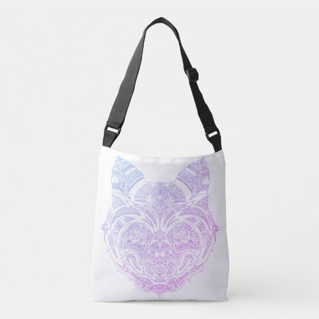 Sac carrossable de chat Aura violet (Devant)