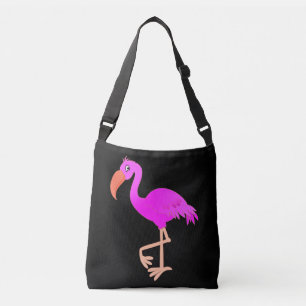 Sac carrossable Flamant rose rose Couleurs personn