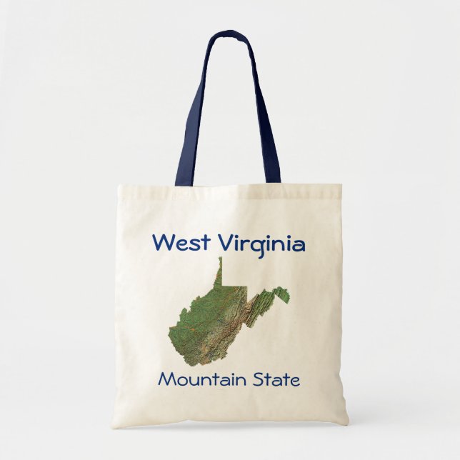 Sac carte de Virginie-Occidentale (Devant)
