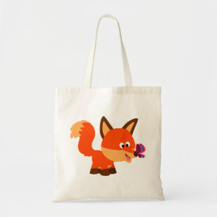 Sac Cartoon Fox Et Papillon