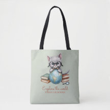 Sac "Chat Errant" personnalisé adorable