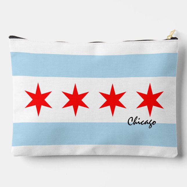 Sac Chicago, mode USA, drapeau de Chicago (Verso)