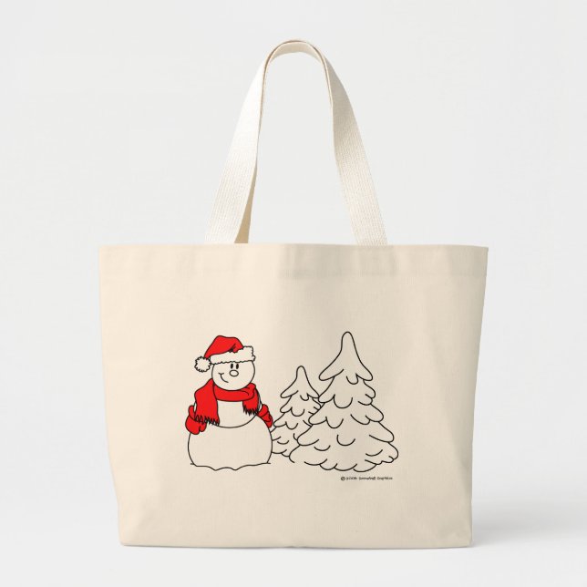 Sac classique Noël Snowman (Devant)