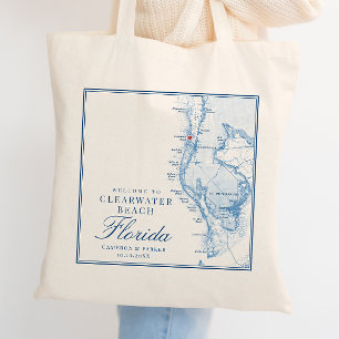 Sac Clearwater Beach FL Bleu Mariage Sac de Bienve