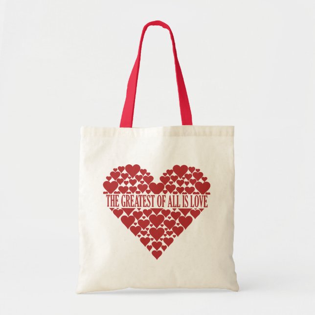 Sac Coeur de Coeurs - choisir style, couleur (Devant)