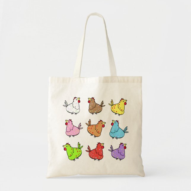 Sac coloré de poulet (Devant)