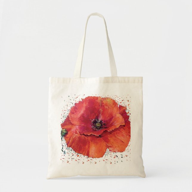 sac coquelicot rouge (Devant)