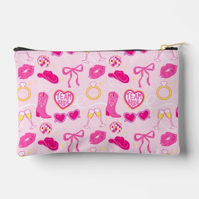 Sac cosmétique Bachelorette Western rose (Verso)